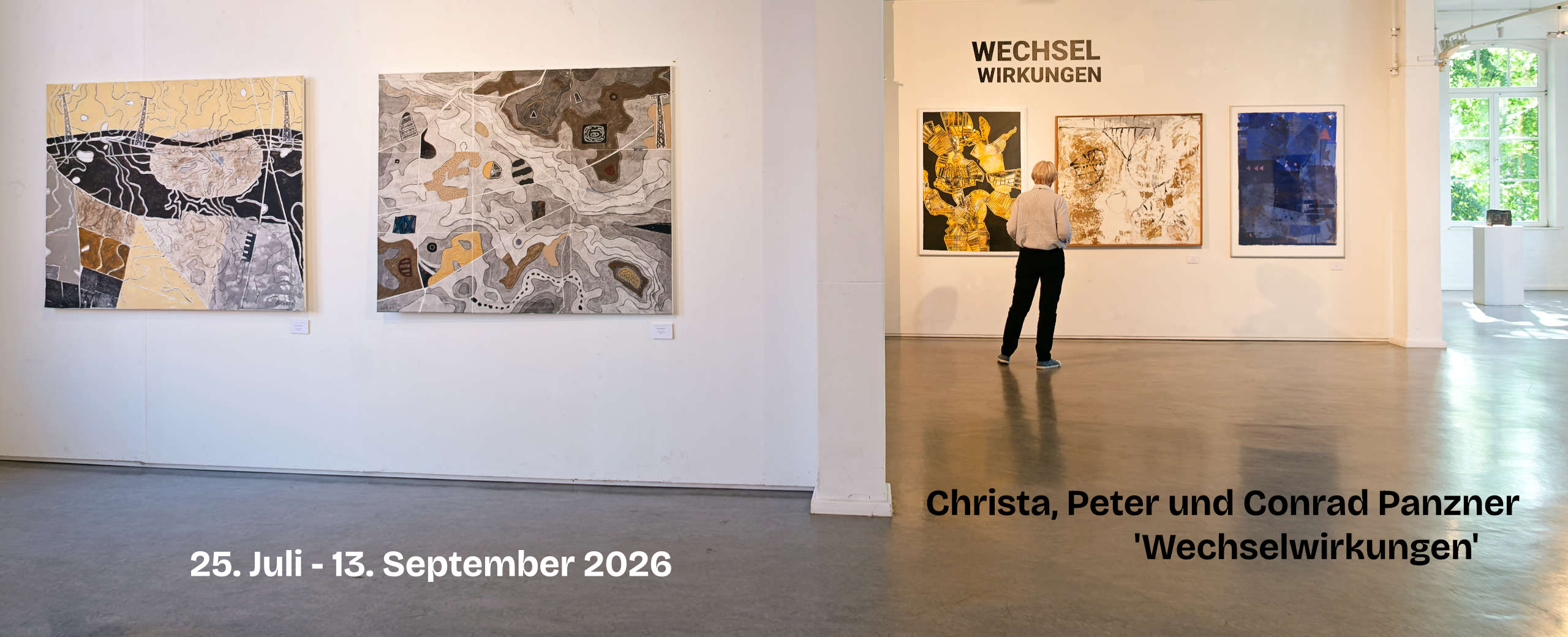 Wechselwirkungen - Christa, Peter und Conrad Panzner - 25.7. bis 13.9.2026