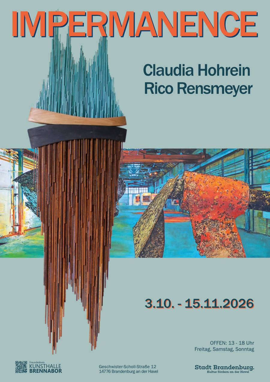 IMPERMANENCE - Claudia Hohrein und Rico Rensmeyer - 3.10. bis 15.11.2026