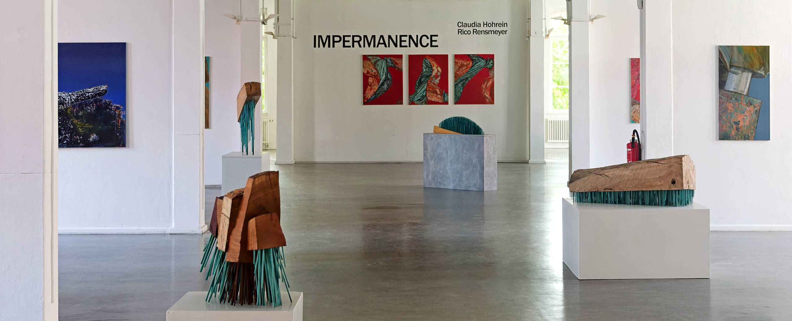 IMPERMANENCE - eine Ausstellung mit Werken von Claudia Hohrein und Rico Rensmeyer aus Brandenburg an der Havel